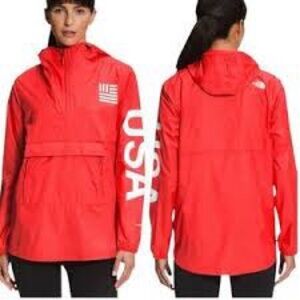 The North Face Red IC Anorak Pullover Packable Jacket Size S